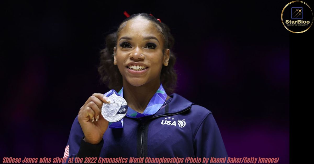 Shilese Jones wins silver at the 2022 Gymnastics World Championships