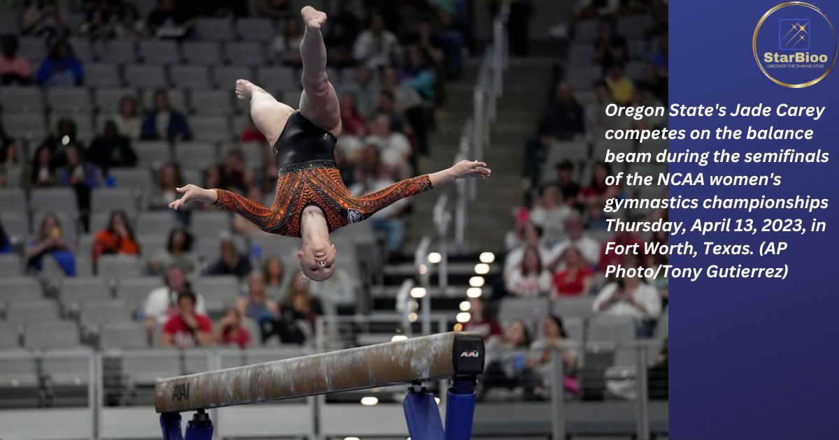 Jade Carey on beam